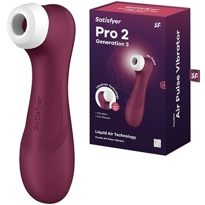 <吸うやつ>Satisfyer(サティスファイヤー プロ 2) Generation 3 (ワインレッド)